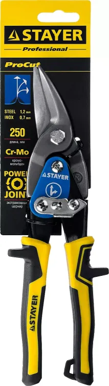 STAYER Ножницы по металлу HERCULES, правые, Cr-Mo, 250 мм, серия Professional 2320 купить в Тюмени