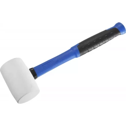 Киянка ЗУБР &quot;ПРОФЕССИОНАЛ&quot; резиновая белая, с фиберглассовой ручкой, 450г 20531-450_z02 купить в Тюмени