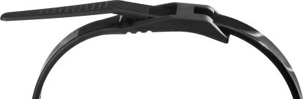 Кабельные стяжки черные КОБРА, с плоским замком, 4.6 х 205 мм, 25 шт, нейлоновые, ЗУБР 30935-46-205 купить в Тюмени