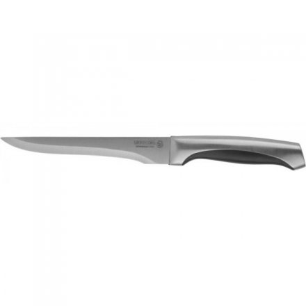 Нож LEGIONER &quot;FERRATA&quot; обвалочный, рукоятка с металлическими вставками, лезвие из нержавеющей стали, 150мм 47945 купить в Тюмени