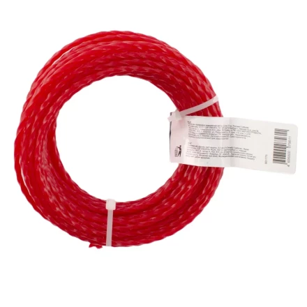 Леска для триммера квадратная витая, 3,0 мм х 10 м, Россия Сибртех 961775 купить в Тюмени