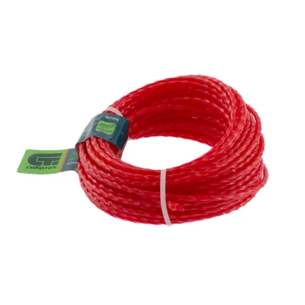 Леска для триммера квадратная витая, 3,0 мм х 10 м, Россия Сибртех 961775 купить в Тюмени