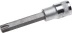 Торцовая бита-головка KRAFTOOL &quot;INDUSTRIE QUALITAT&quot;, удлиненная, материал S2, TORX, сатинированная, 1/2&quot;, Т55 27906-55_z01 купить в Тюмени