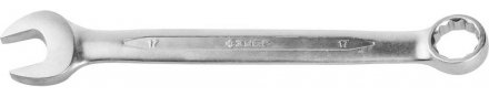 Ключ ЗУБР &quot;ПРОФИ&quot; гаечный комбинированный, Cr-V сталь, хромированный, 17мм 27022-17 купить в Тюмени