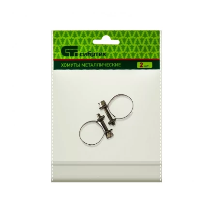 Хомуты металлические MINI 18-20 мм ширина 9 мм винтовой W4 2 шт Сибртех 475073 купить в Тюмени