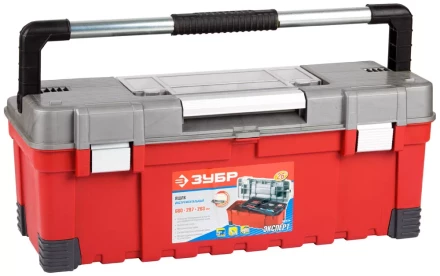 Ящик ЗУБР &quot;ЭКСПЕРТ&quot; пластмассовый для инструмента, 26&quot; 38135-26 купить в Тюмени