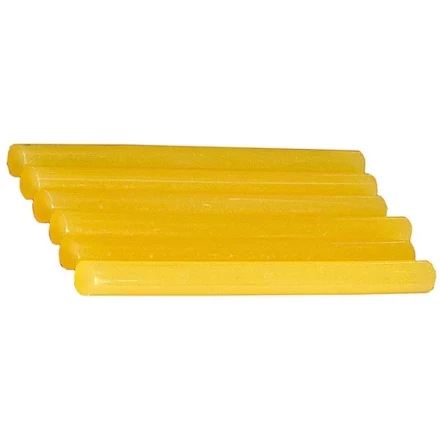 Стержни STAYER &quot;MASTER&quot; для клеевых (термоклеящих) пистолетов, цвет желтый по бумаге и дереву, 11х200мм, 6шт 2-06821-Y-S06 купить в Тюмени