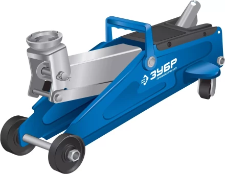 Домкрат гидравлический подкатной T50, 2т, 130-380мм, в кейсе, ЗУБР Профессионал 43052-2-K купить в Тюмени