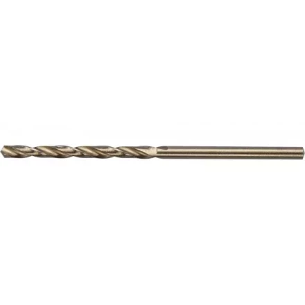 Сверло ЗУБР &quot;ЭКСПЕРТ&quot; КОБАЛЬТ по металлу, цилиндрический хвостовик, быстрорежущая сталь Р6М5К5, класс точн. А1, 2,5х57мм 4-29626-057-2.5 купить в Тюмени