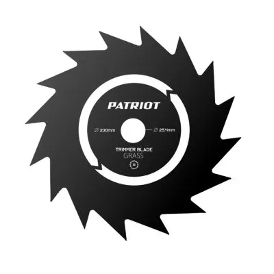 нож для травы PT-GSB16T  230x25.4x1.6   16-зубый   Patriot купить в Тюмени