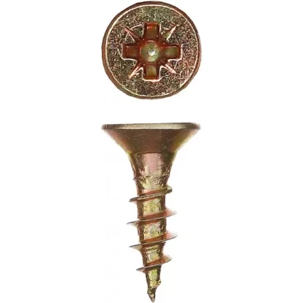 Шурупы ЗУБР &quot;МАСТЕР&quot; по дереву желтопассивированные, 3.0x12мм, 90шт 300396-30-012 купить в Тюмени