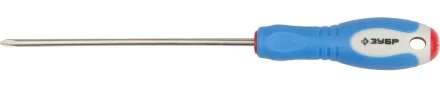 Отвертка ЗУБР, Cr-V сталь, трехкомпонентная рукоятка, цветовая индикация типа шлица, PH №0, 100мм 25252-0-100_z01 купить в Тюмени