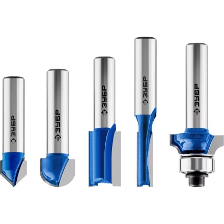 ЗУБР 5 шт, набор профильных фрез по дереву, Профессионал (28795-H5) купить в Тюмени