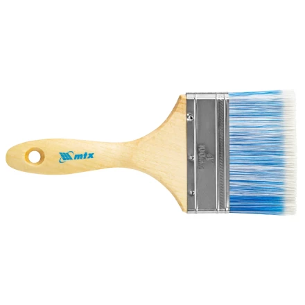 Кисть плоская &quot;Евро&quot; 4&quot;, искусственная щетина, деревянная ручка MTX 83074 купить в Тюмени