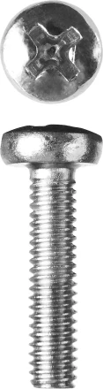 Винт ЗУБР &quot;МАСТЕР&quot; DIN 7985, класс прочности 4.8, оцинкованный, M4x16мм, 5кг 303150-04-016 купить в Тюмени