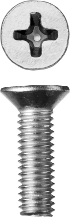 Винт ЗУБР &quot;МАСТЕР&quot; DIN 965, класс прочности 4.8, оцинкованный, M6x25мм, 5кг 303110-06-025 купить в Тюмени