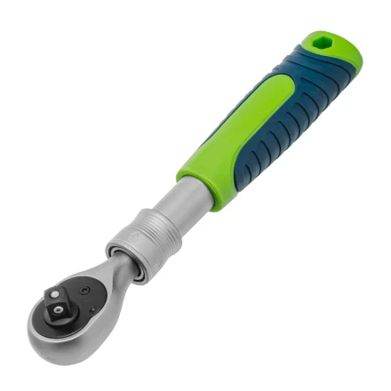 Ключ-трещотка телескопический 3/8&quot;, 215-315 мм, 72 зуба, с быстрым сбросом// Сибртех 14076 купить в Тюмени