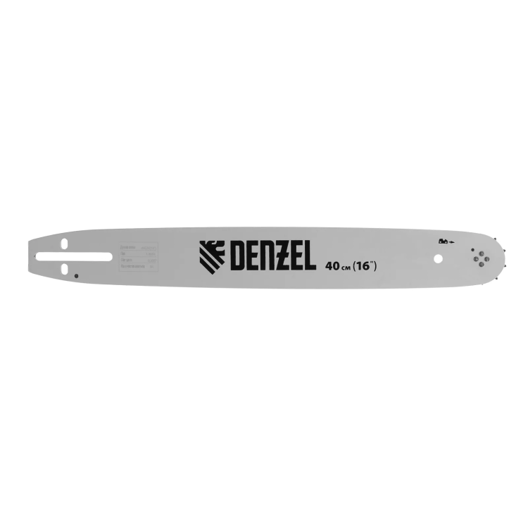 Шина для бензопилы DGS-4516P, длина 40 см (16"), шаг 0,325", паз 1,5 мм, 64 звена Denzel купить в Тюмени