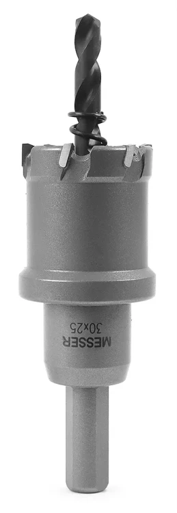 ТСТ коронка MESSER 29X25 с центрирующим сверлом и толкающей пружиной купить в Тюмени