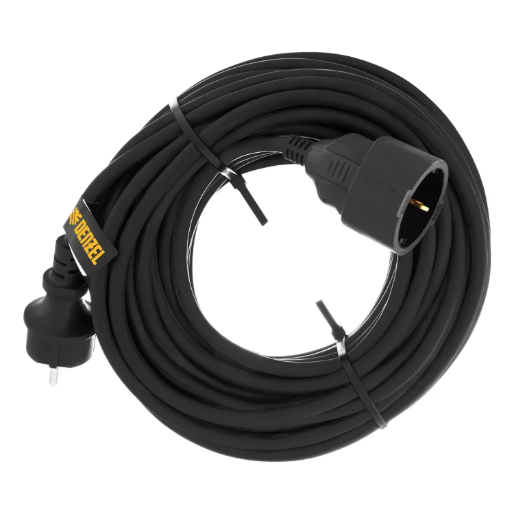 Удлинитель-шнур силовой Denzel Top Series 37420, КГТТ, 20м, 1 розетка, 3 x 1,5 мм, 3 м купить в Тюмени