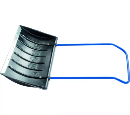 Движок для снега 750 х 405 х 1,1 мм пластиковый П-образная ручка СИБРТЕХ 61594 купить в Тюмени