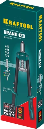 Двуручные усиленные заклепочники KRAFTOOL GRAND-48 31175 купить в Тюмени