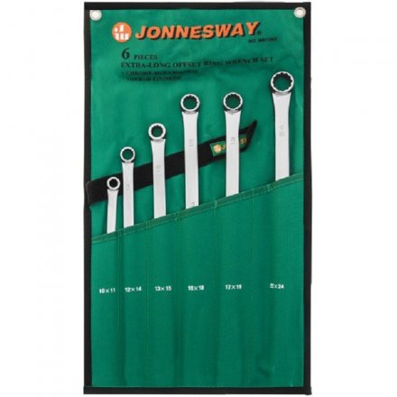 Набор ключей накидных удлиненных 10-24мм 6предметов Jonnesway  W61106S 48884 купить в Тюмени