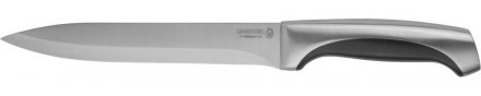 Нож LEGIONER &quot;FERRATA&quot; нарезочный, рукоятка с металлическими вставками, лезвие из нержавеющей стали, 200мм 47942 купить в Тюмени