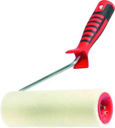 Валик &quot;Велюр&quot; с двухкомпонентной ручкой 180 мм ворс 4 мм D 44 мм шерсть  MATRIX 80662 купить в Тюмени