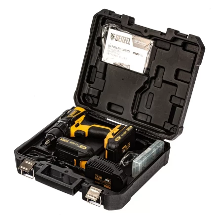 Дрель-шуруповерт аккумуляторная BLDL-IB-18-02 Denzel 26121 купить в Тюмени