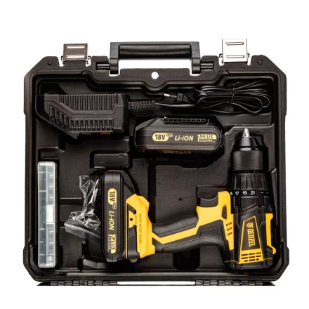 Дрель-шуруповерт аккумуляторная BLDL-IB-18-02 Denzel 26121 купить в Тюмени