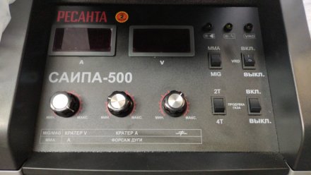 Полуавтоматический сварочный аппарат инверторный Ресанта САИПА-500 купить в Тюмени