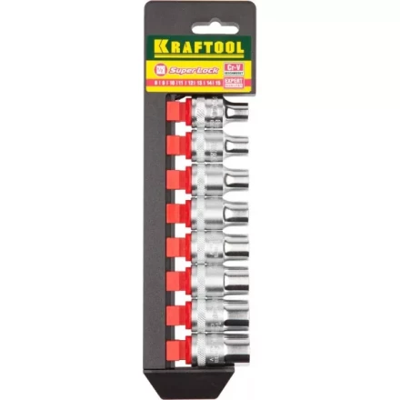 Набор KRAFTOOL &quot;EXPERT QUALITAT&quot; Торцовые головки &quot;SUPER LOCK&quot;, 1/2&quot;, 8-15мм, 8 предметов 27863-H8_z01 купить в Тюмени