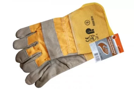 Перчатки кожаные комбинированные Энкор 1/10 63205 купить в Тюмени