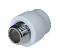 Муфта комб. PP-R НР 25мм х 3/4 белая (25/100) 45274