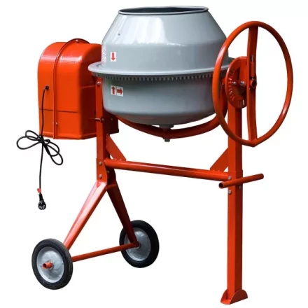 Бетоносмеситель ЗУБР электрический, чугунный венец, 160л, 550Вт ЗБСЭ-160 купить в Тюмени