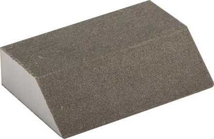 Губка шлифовальная ЗУБР &quot;МАСТЕР&quot; четырехсторонняя угловая, средняя жесткость, Р120, 100х68х42х26мм 35613-120 купить в Тюмени