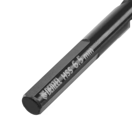 Сверло по металлу, 6,5 мм, HSS-Tin, Golden Tip, 10 шт. Denzel 717216 купить в Тюмени