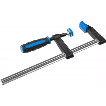 Струбцина ЗУБР &quot;ПРОФЕССИОНАЛ&quot;, тип &quot;F&quot;, двухкомпонентная ручка, стальная закаленная рейка, 50х200мм 32155-050-200 купить в Тюмени