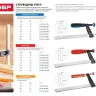 Струбцина ЗУБР "ПРОФЕССИОНАЛ", тип "F", двухкомпонентная ручка, стальная закаленная рейка, 50х200мм 32155-050-200 купить в Тюмени