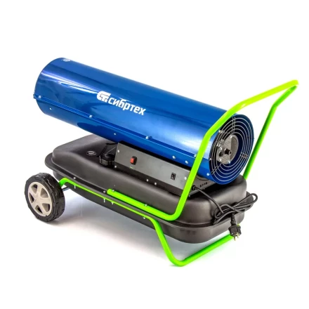 Дизельная тепловая пушка Сибртех СТД-50 96469, 50 кВт, 1100 м3/ч, прямой нагрев купить в Тюмени