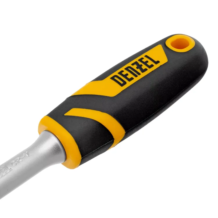 Ключ-трещотка 1/2" Denzel 14033, 90 зубьев, с быстрым сбросом, CrV купить в Тюмени