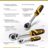Ключ-трещотка 1/2" Denzel 14033, 90 зубьев, с быстрым сбросом, CrV купить в Тюмени