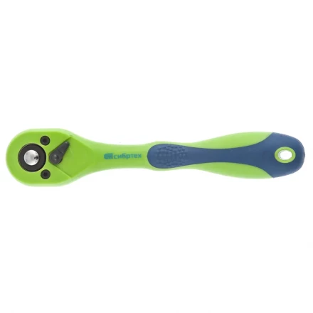 Ключ трещотка двухкомпонентная рукоятка 3/8 СИБРТЕХ артикул 14008 купить в Тюмени