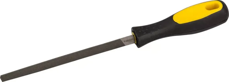 Напильник STAYER "PROFI" трехгранный, с двухкомпонентной рукояткой, № 1, 150мм 16603-15-1 купить в Тюмени