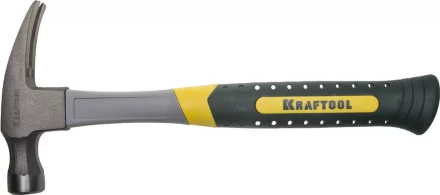 Молоток-гвоздодер RIP 450 г с фиберглассовой рукояткой, KRAFTOOL 20281-450 20281-450 купить в Тюмени