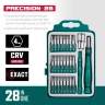 Набор Precision-28: для точных работ и всех видов мобильных устройств, двухкомпонентная рукоятка, Сr-V 25677 купить в Тюмени