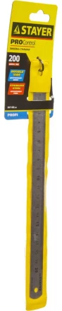 Линейка STAYER "PROFI" нержавеющая, двухсторонняя гравированная шкала, 0,2м 3427-020_z01 купить в Тюмени