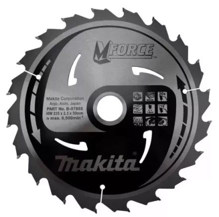 Диск пильный Makita M-Force, 190х30х2мм, 12 зуб, для дерева B-31245 купить в Тюмени