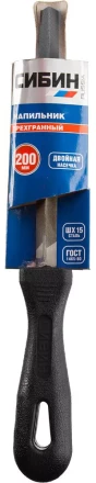 Напильник СИБИН трехгранный с пластиковой рукояткой, 200мм 16703-20 купить в Тюмени